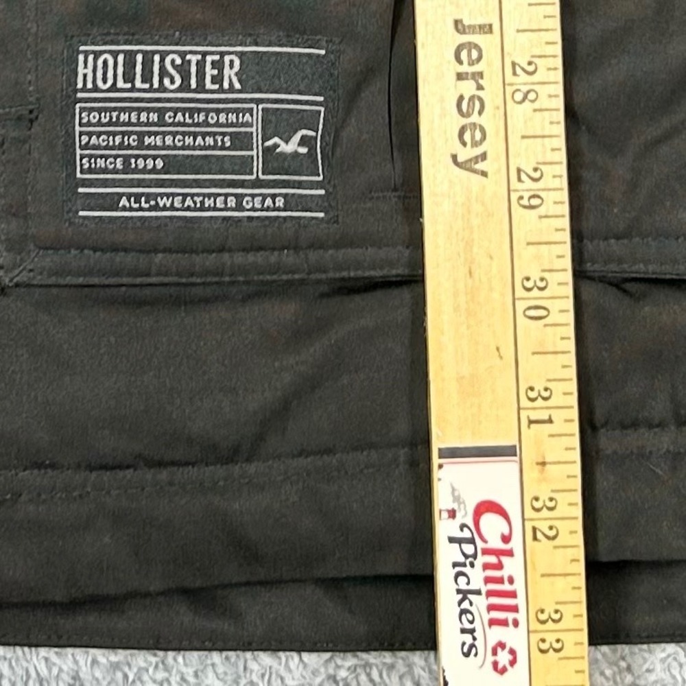 Hollister All-Weather Collection Faux Fur Lined Parka Jacket Black XXL - Picture 8 of 10